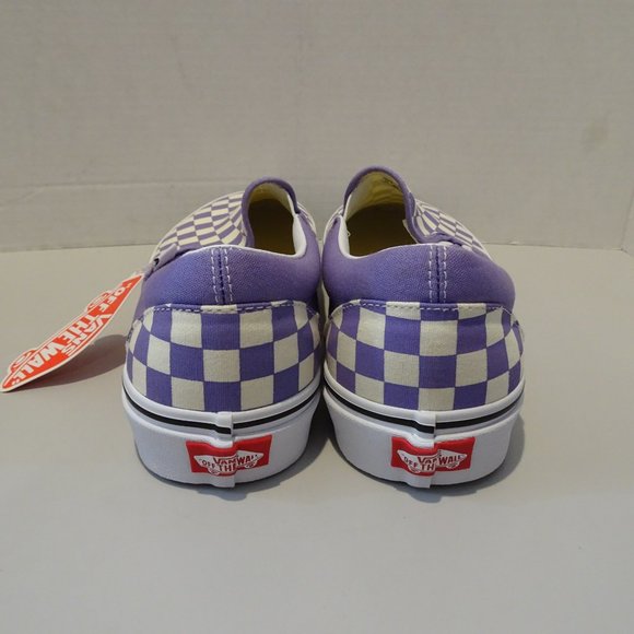 Vans Classic Slip-On Checkerboard Violet Tulip Size US 10.5 Men New Shoes main image 4